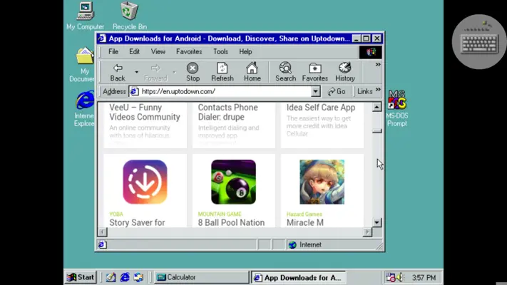 Win 98 Simulator android App screenshot 0